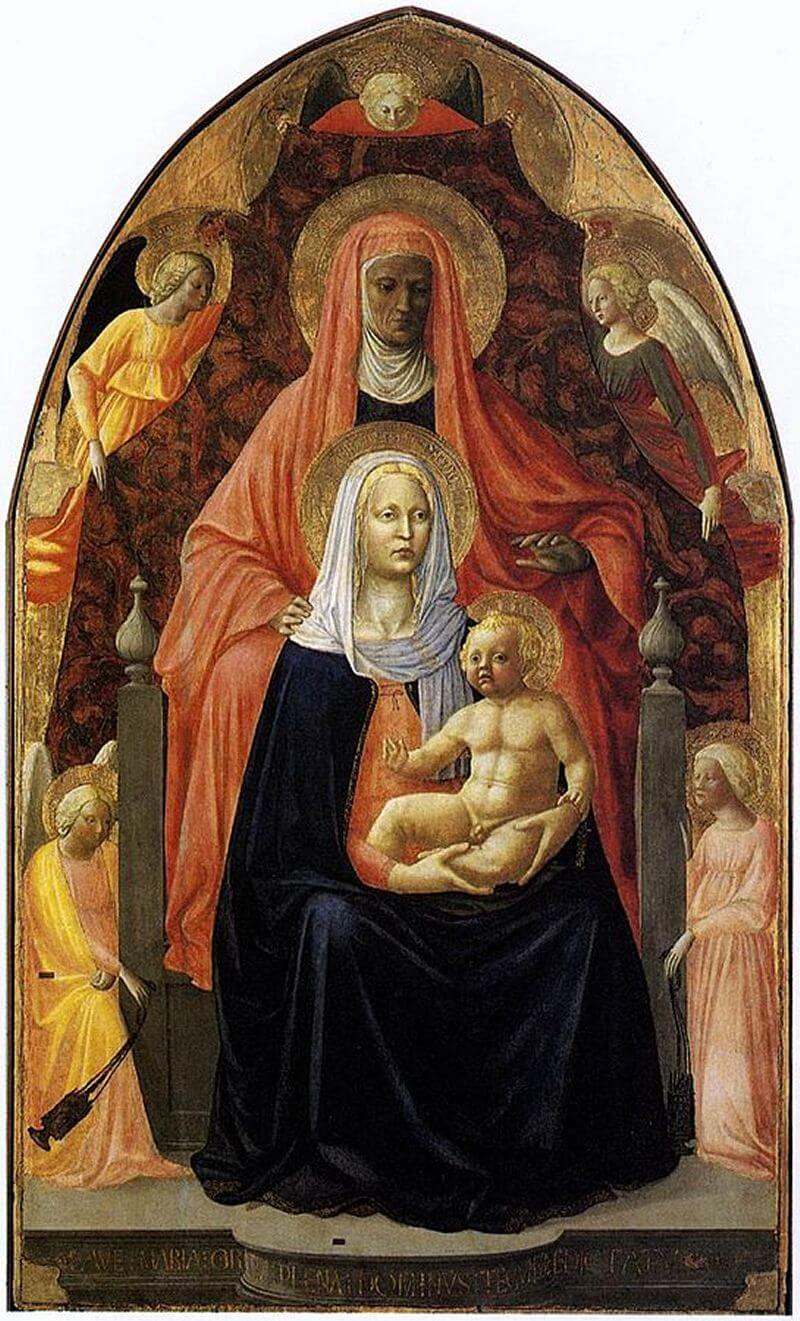 madonna col bambino e sant'anna